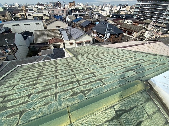 現地調査したカラーベスト屋根