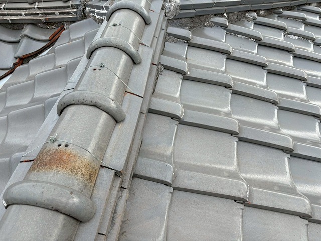 不具合が発生しやすい棟瓦