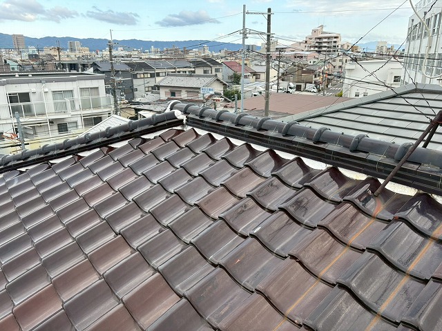 雨漏りでご相談いただいた瓦屋根