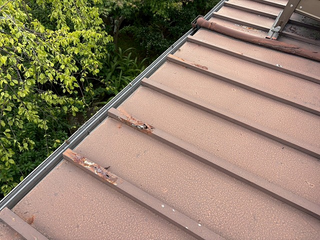 トタンのサビにも注意