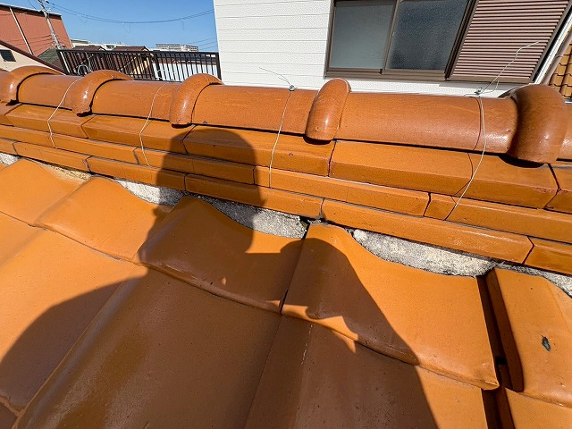 経年劣化した漆喰