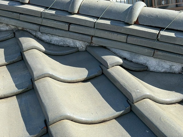 漆喰の劣化も進行