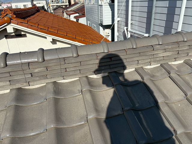 漆喰の劣化も進行