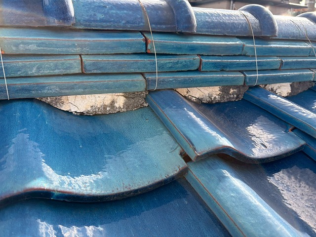 漆喰の劣化も進行