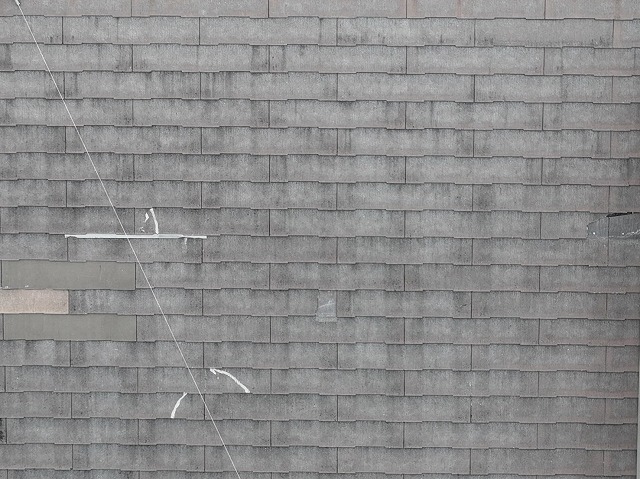 ドローンを用いて屋根調査を実施