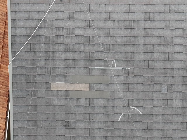 カラーベストの破損が発覚