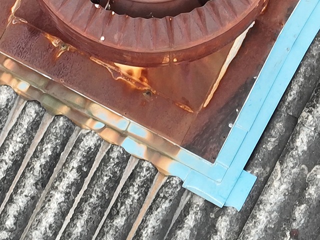 サビが進行したベンチレーター