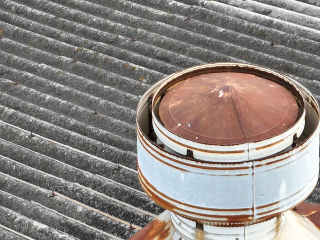 ベンチレーターの劣化に注意