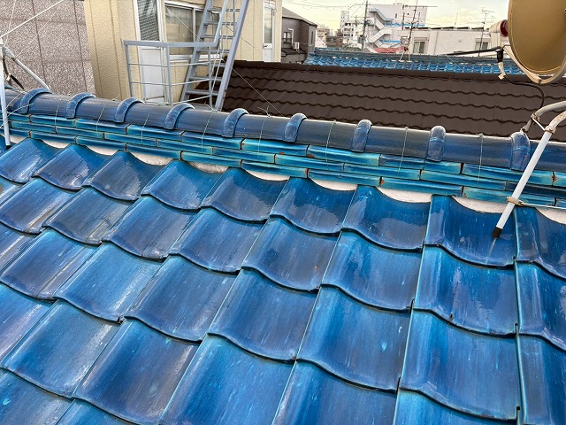 一部劣化が見受けられる漆喰