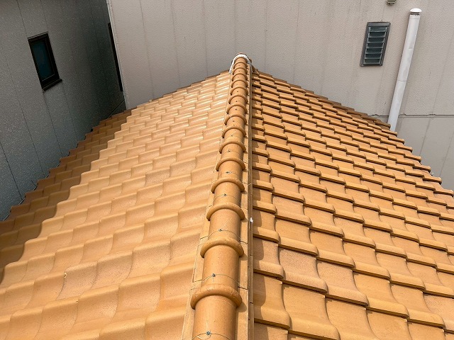 雨漏りしやすい棟瓦