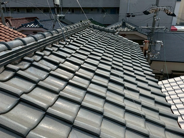 屋根の状態確認