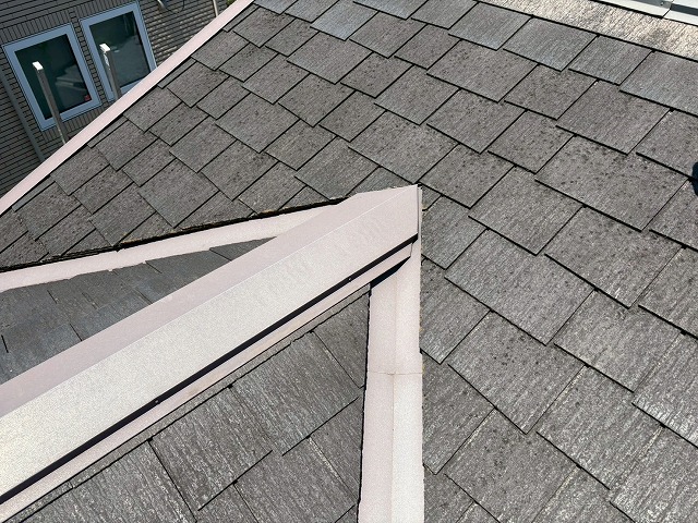 棟板金の状態確認