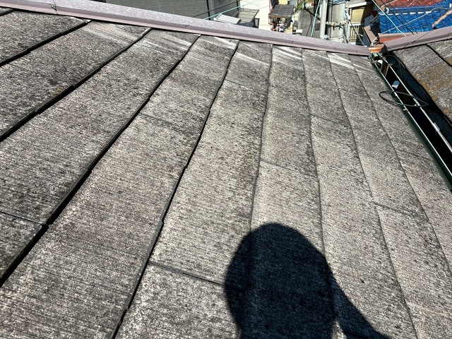 全体的な劣化が見受けられる屋根