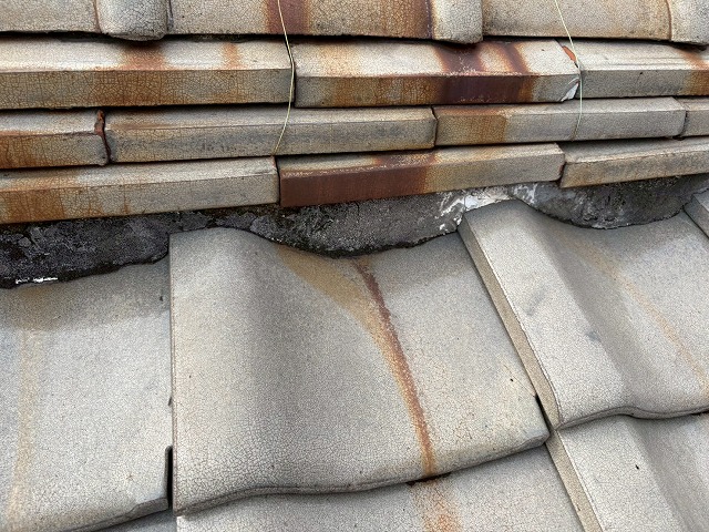 深刻な漆喰の劣化