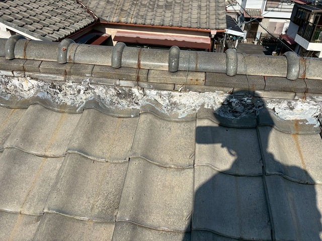 施工不良の漆喰