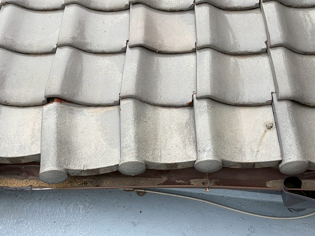 瓦のズレも発生