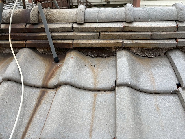 経年劣化した漆喰