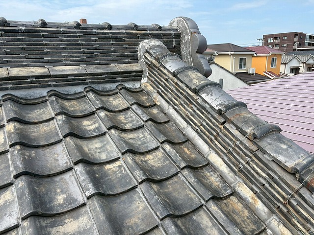 全体的な経年劣化が目立つ状況