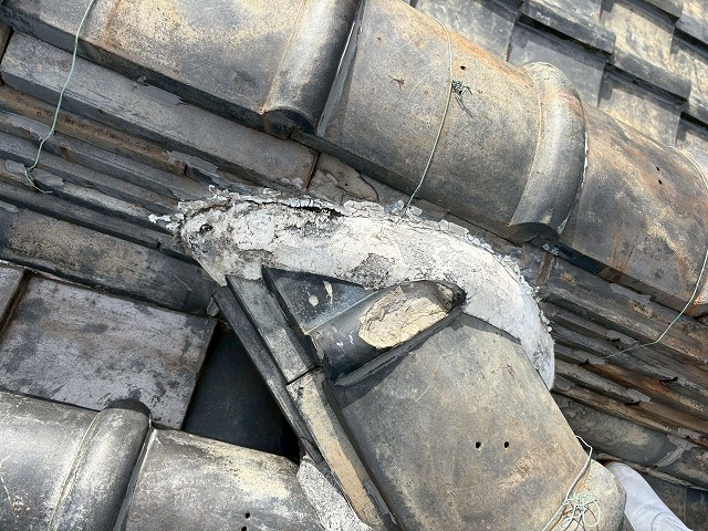 棟繋ぎも劣化