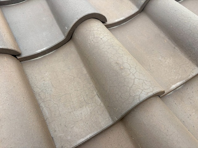 瓦屋根の状態確認