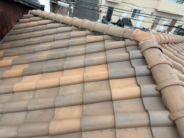 屋根の状態確認