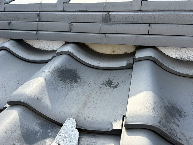 一部漆喰の剥がれ発生