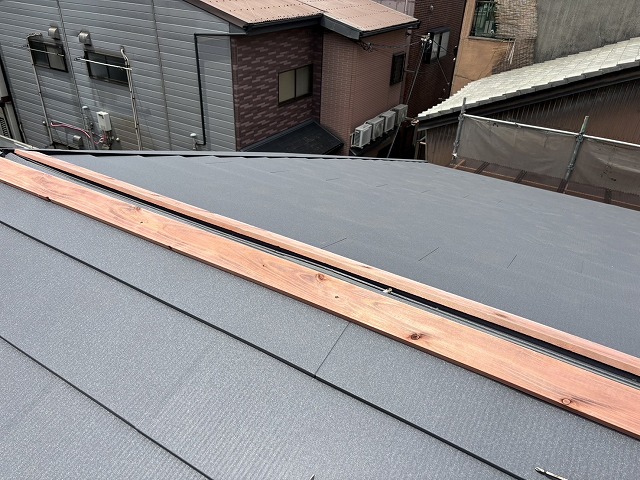 貫板の施工