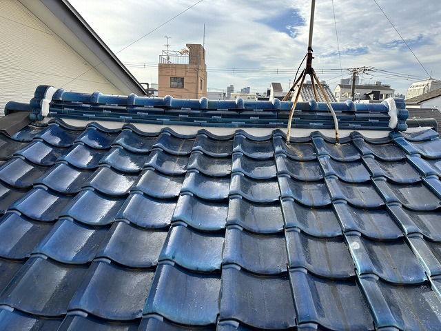 漆喰の補修工事