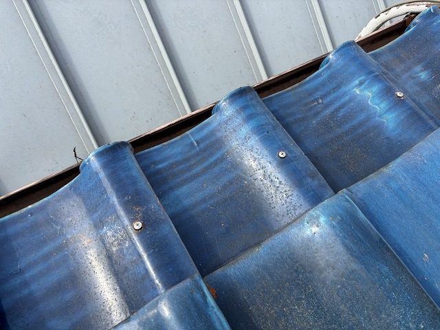 軒ビス止め工事