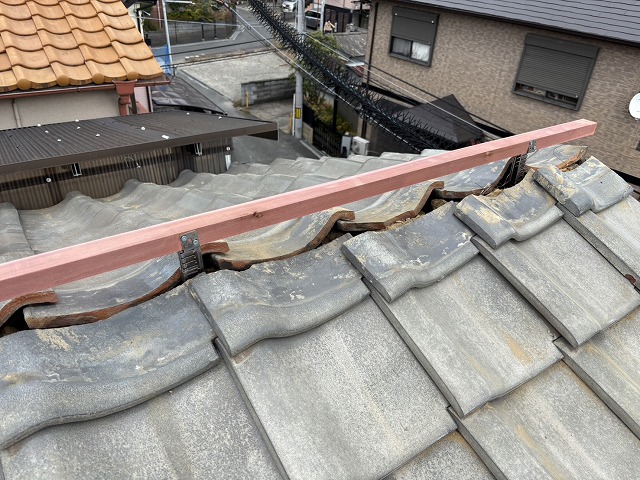 木下地（なんばん下地）の設置