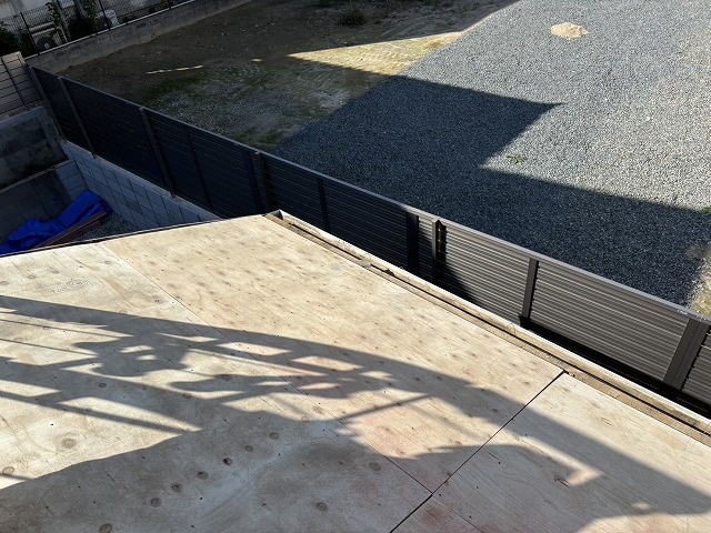 合板下地の施工前状態