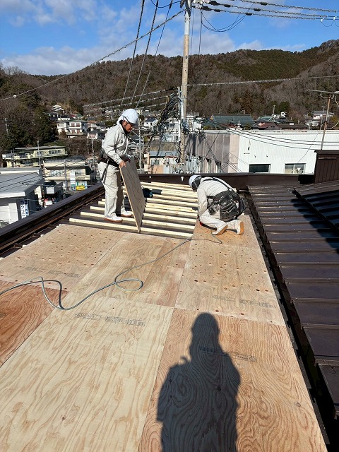 合板による下地強化