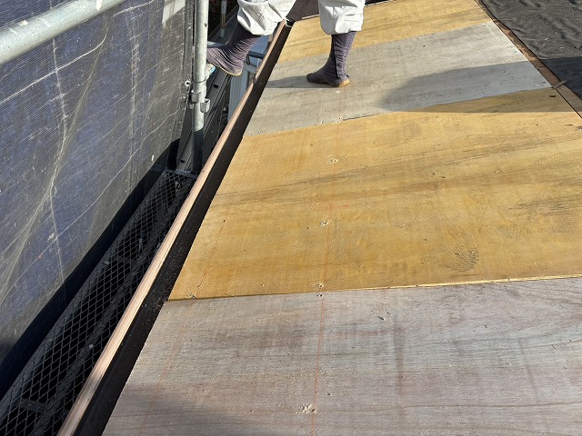 コンパネの野地