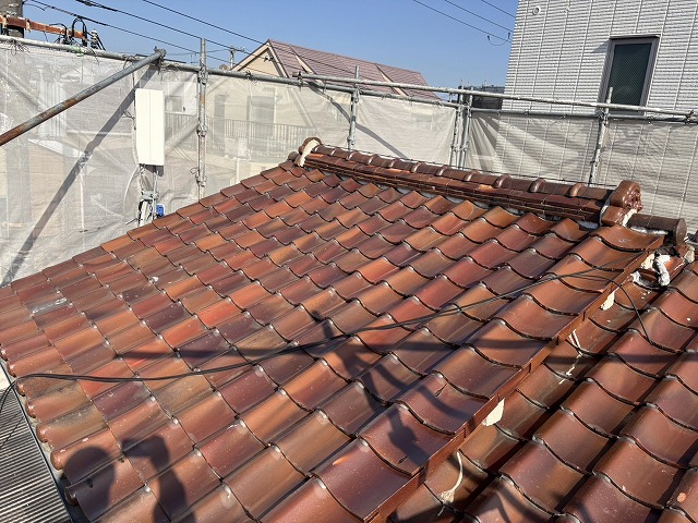 塩焼き瓦の屋根